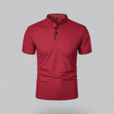 William | Collarless Tailored Fit Polo Shirt