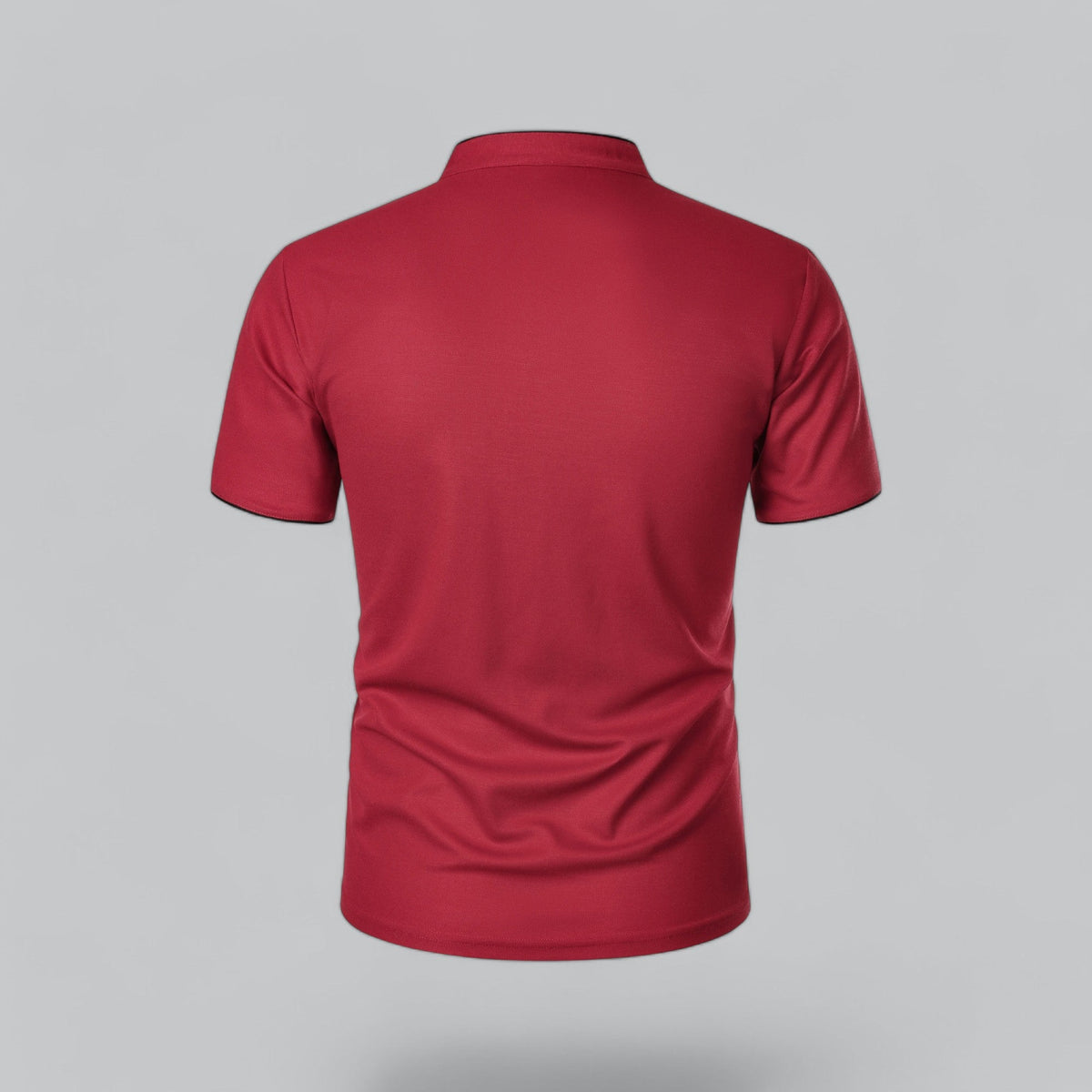 William | Collarless Tailored Fit Polo Shirt
