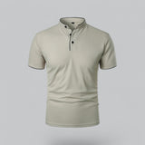William | Collarless Tailored Fit Polo Shirt