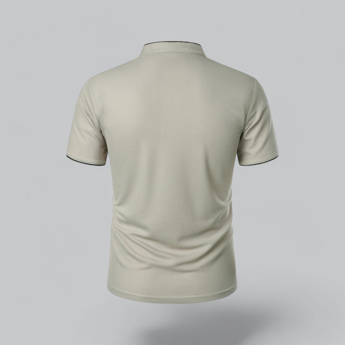 William | Collarless Tailored Fit Polo Shirt
