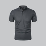 William | Collarless Tailored Fit Polo Shirt
