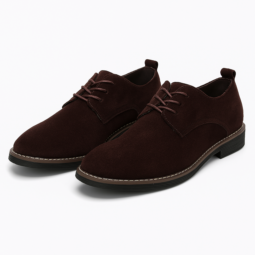 Caspian | Round Toe Box Lace-Up Half Shoes