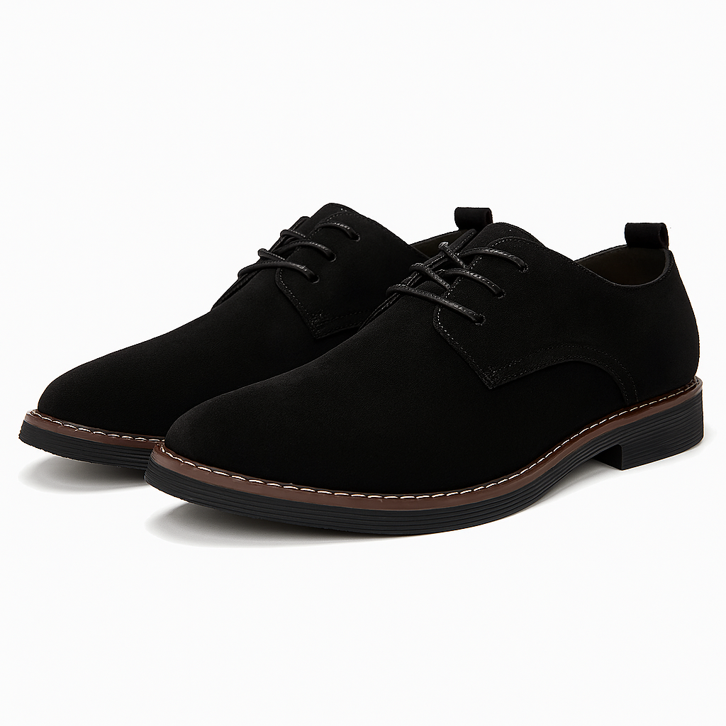 Caspian | Round Toe Box Lace-Up Half Shoes
