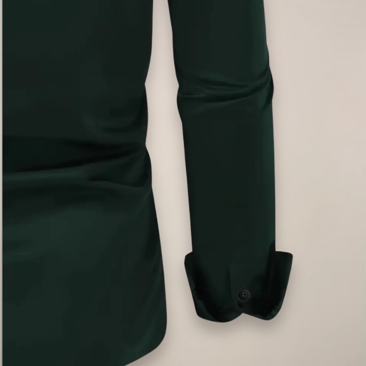 Alistair | Cutout Collar Regular-Fit Long-Sleeve Shirt