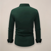 Alistair | Cutout Collar Regular-Fit Long-Sleeve Shirt