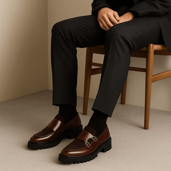 Patrick | Doppelschnalle Mönchsgurt Schnallenschuhe