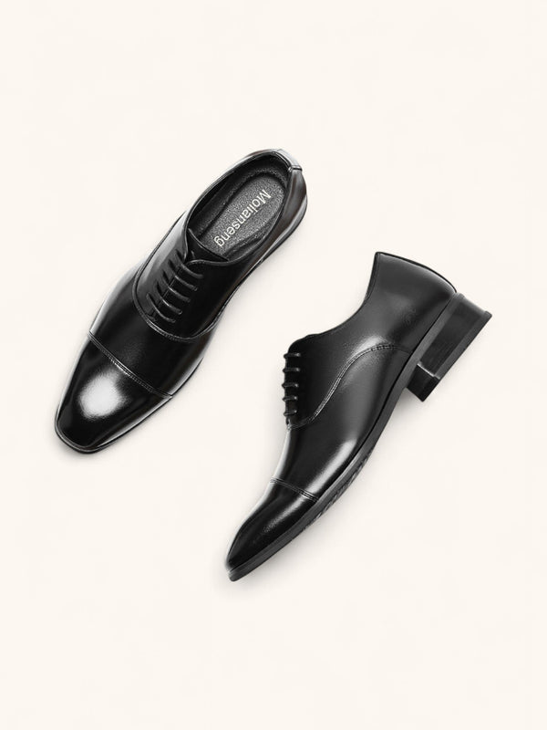 Dominic | Hochglanz Klassischer Schnitt Schnürschuhe