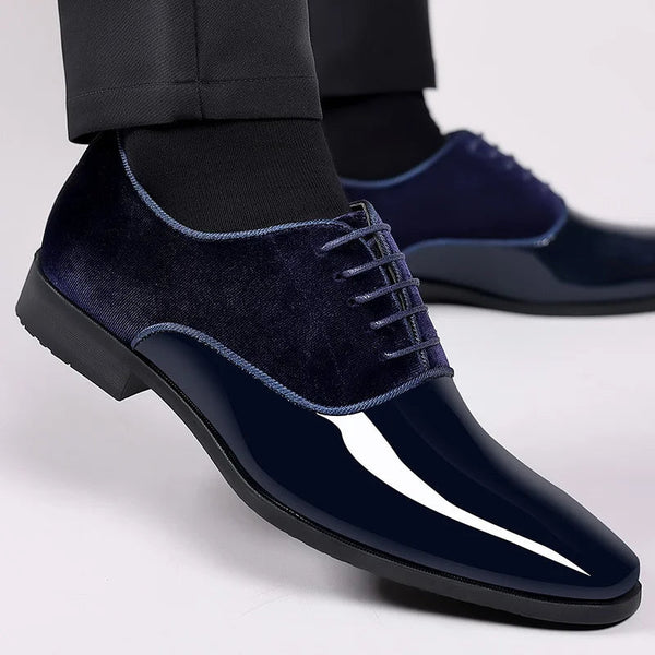 Frederick | Schnürung Hochglanz Schnürschuhe