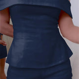 Paisley | Reverskragen Anzug Zweiteiliges Set