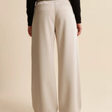Pantalon chino femme taille haute avec poches