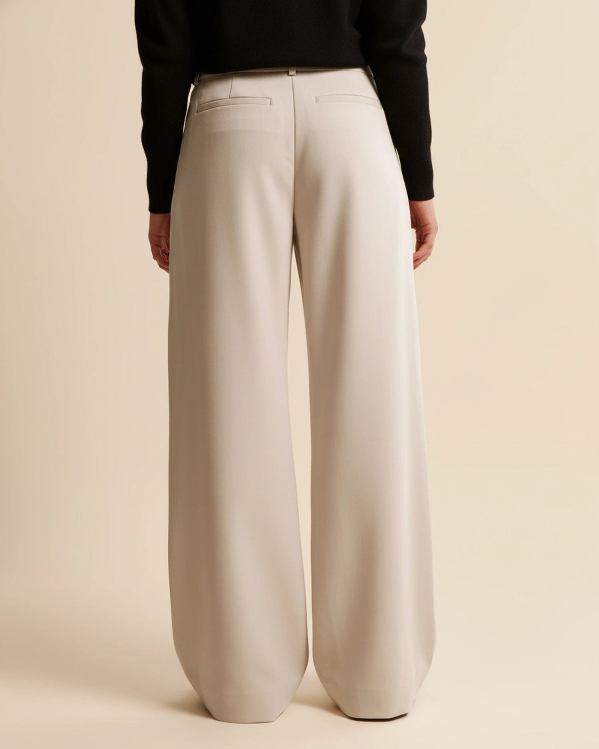 Pantalon chino femme taille haute avec poches