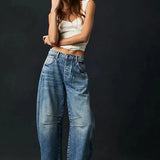 Damen Lässige Leichte Jeans | Niedrigbau