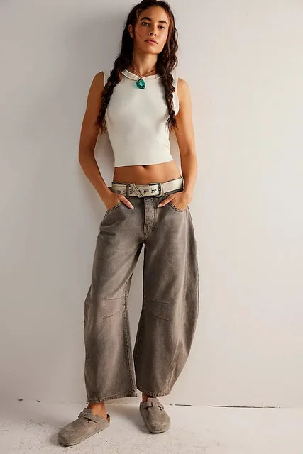 Damen Lässige Leichte Jeans | Niedrigbau