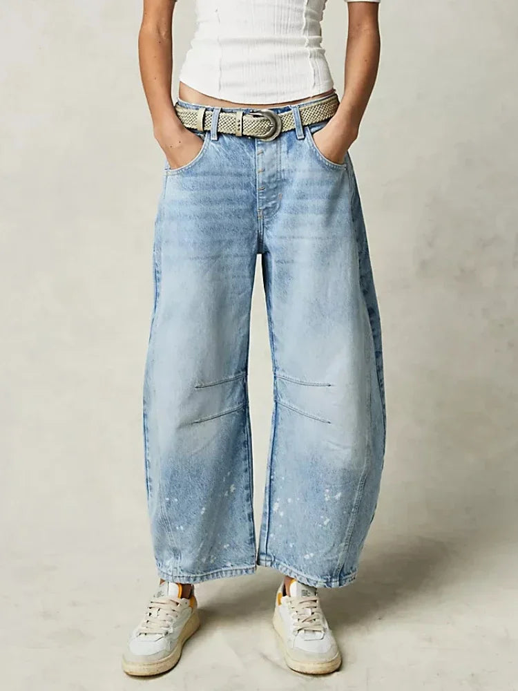 Damen Lässige Leichte Jeans | Niedrigbau
