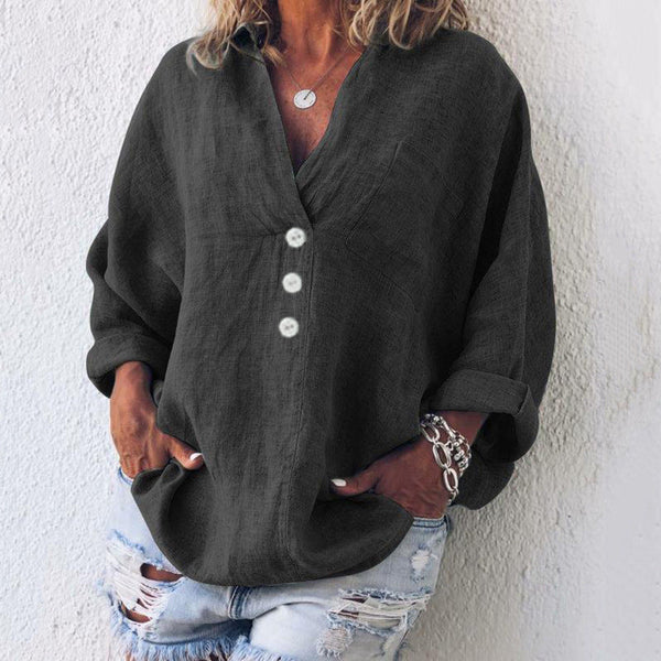 Genesis | Oversize top z dekoltem w serek