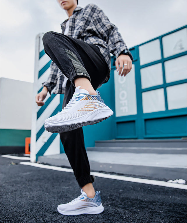 Herren Leicht Lauf Sportschuhe | Schnüren