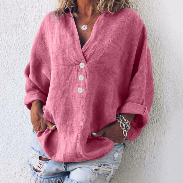 Genesis | Oversize top z dekoltem w serek