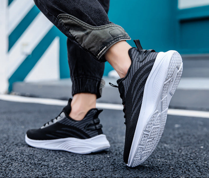 Herren Leicht Lauf Sportschuhe | Schnüren