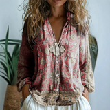 Hailey | Naturmuster Dreiviertelarm Bluse