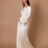 Pamela | Langarm Maxi Festliches Kleid