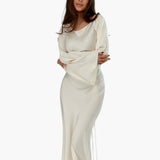 Pamela | Langarm Maxi Festliches Kleid