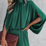 Riley | Stehkragen Weites Bein Jumpsuit