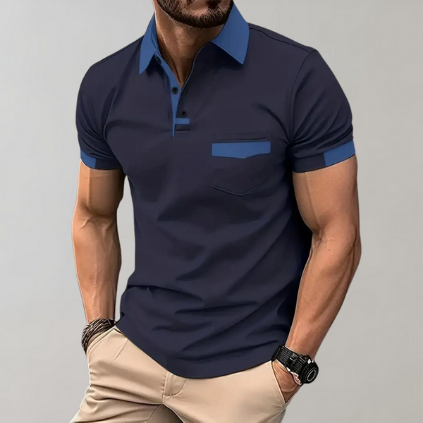 Reinhard | Męska casualowa koszulka polo | Krótki rękaw