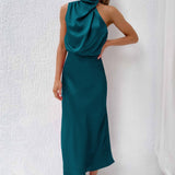 Rosemary | Halter Neck Evening Dress
