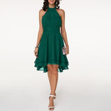 Ashley | Damen Abend Halter Kleid | Mini