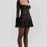 Faye | Damen Vintage Korsettkleid | Mini