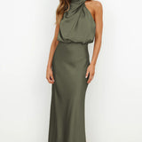 Rosemary | Halter Neck Evening Dress