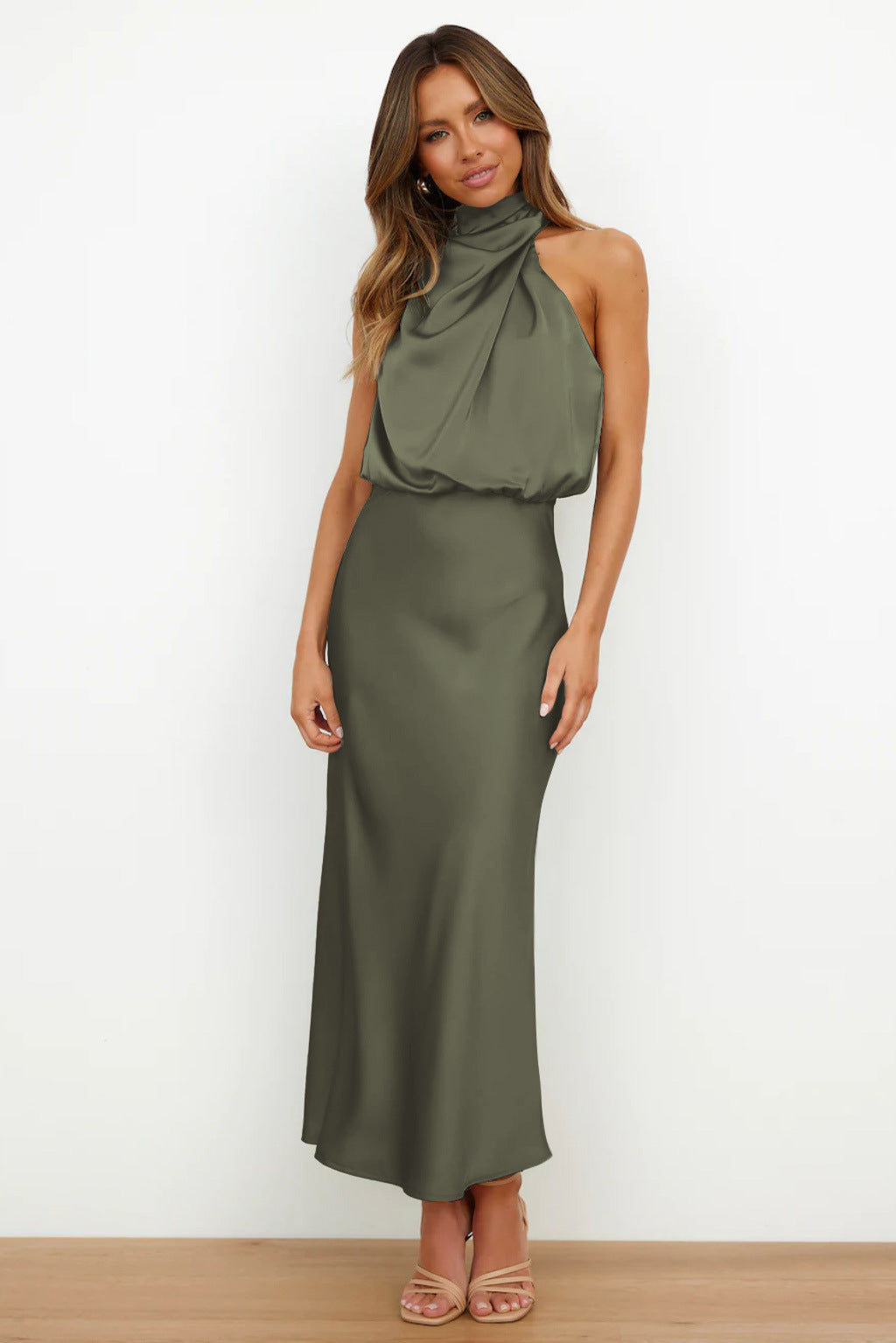 Rosemary | Halter Neck Evening Dress