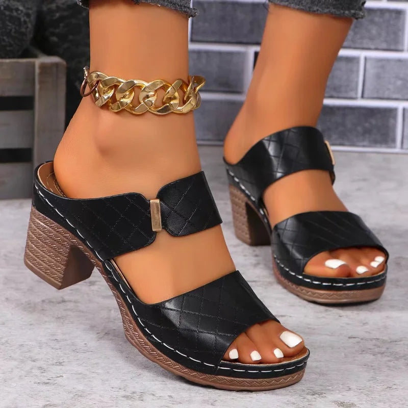 Sophia | Arch Support Block Heel Sandals