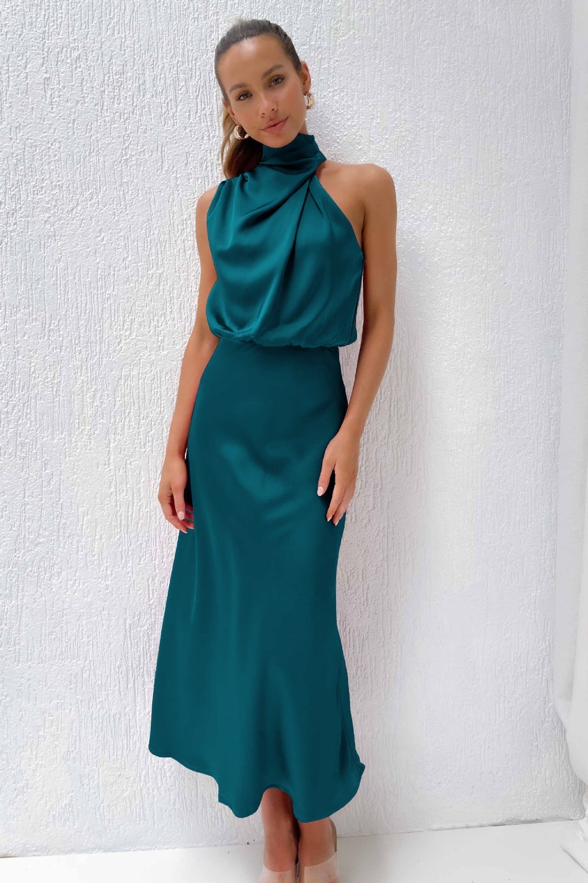 Rosemary | Halter Neck Evening Dress