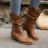 Nora | Blockabsatz Gepolstert Western-Stiefel