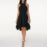 Ashley | Damen Abend Halter Kleid | Mini