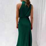 Rosemary | Halter Neck Evening Dress