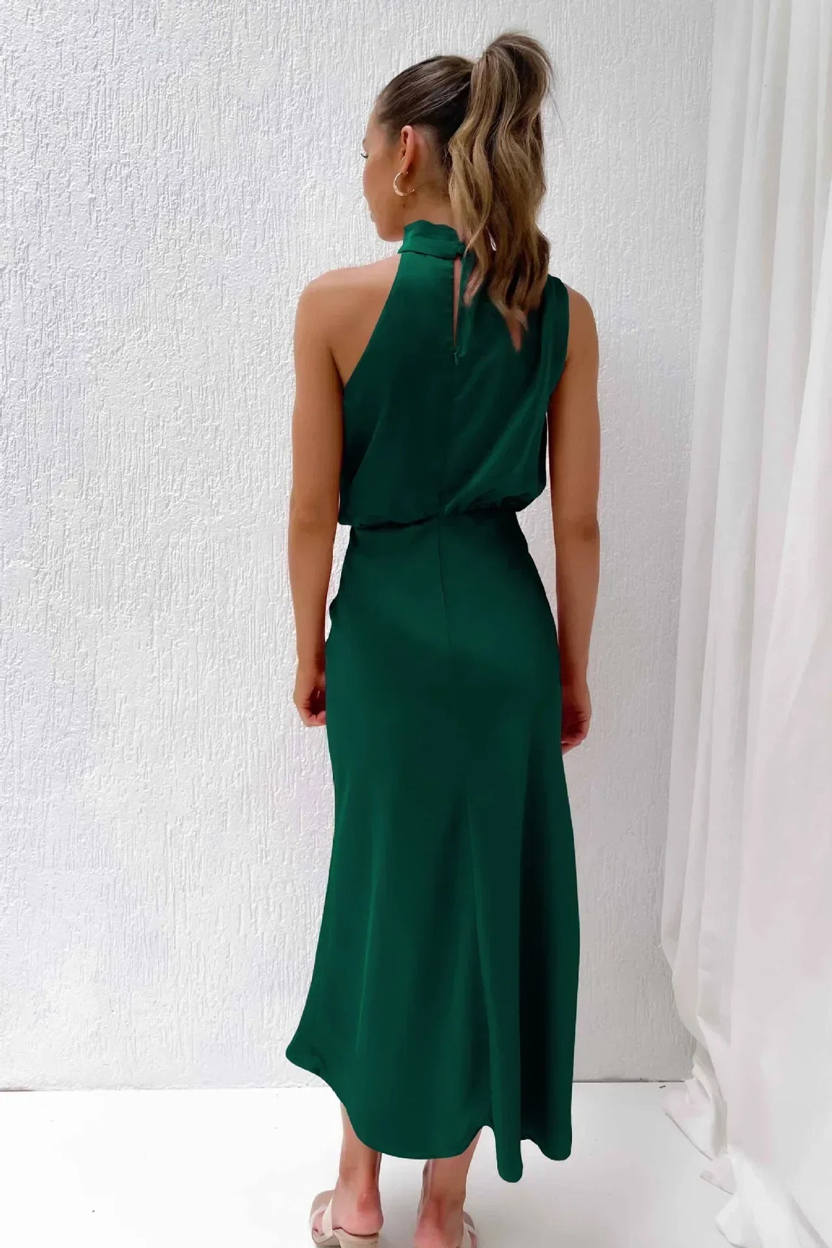 Rosemary | Halter Neck Evening Dress