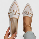 Peyton | Spitze Zehe Flache Sohle Ballerinas