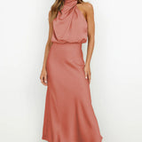 Rosemary | Halter Neck Evening Dress