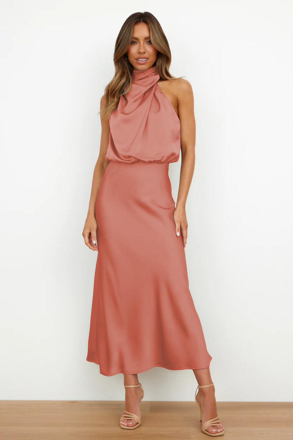 Rosemary | Halter Neck Evening Dress