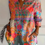 Camila | Allover Pattern Blouse