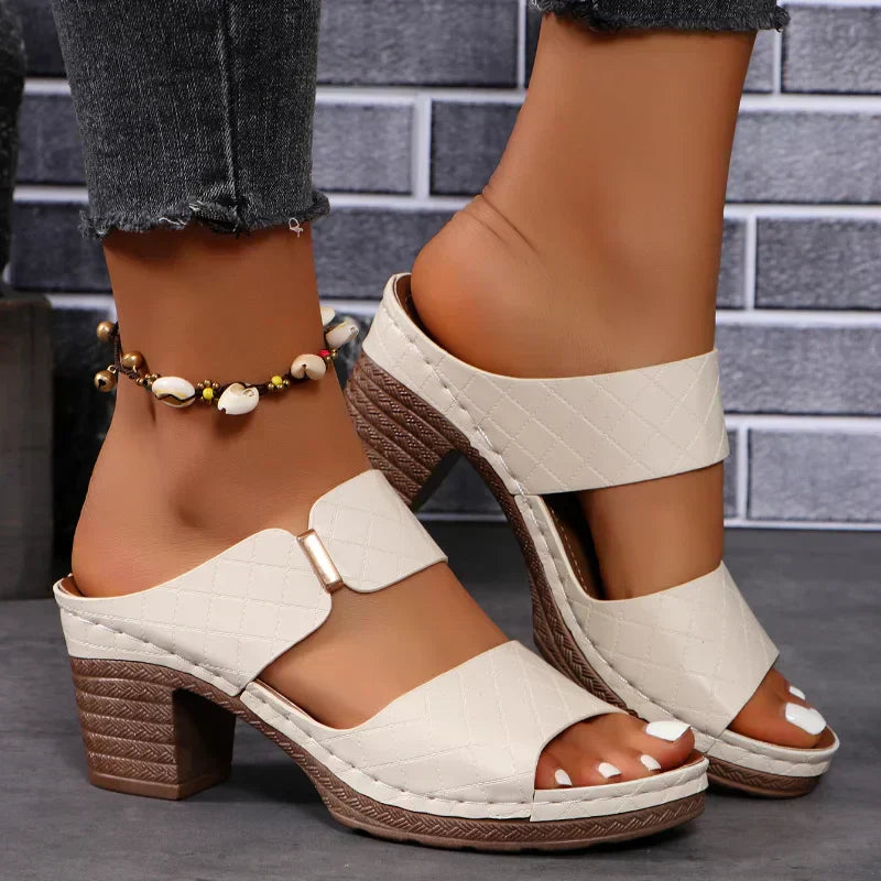 Sophia | Arch Support Block Heel Sandals