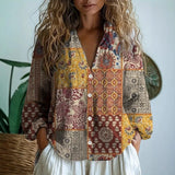 Hailey | Naturmuster Dreiviertelarm Bluse