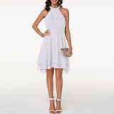 Ashley | Damen Abend Halter Kleid | Mini
