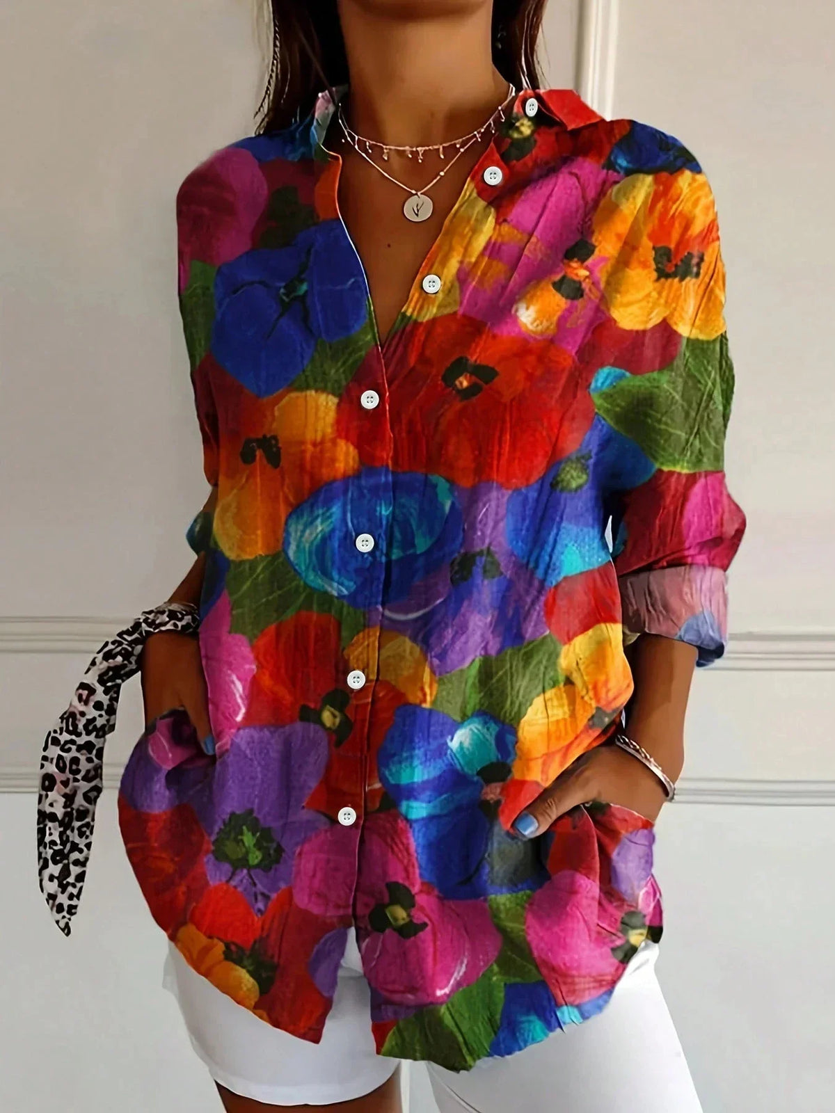 Camila | Allover Pattern Blouse