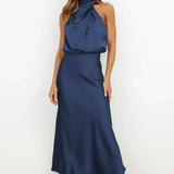 Rosemary | Halter Neck Evening Dress