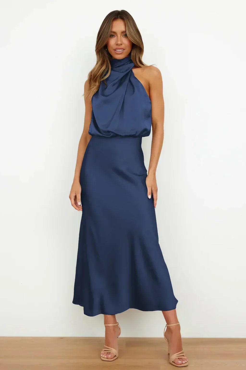 Rosemary | Halter Neck Evening Dress