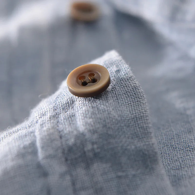 Benjamin | Spreader Collar Casual Fit Short Sleeve Shirt
