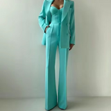 Kaylee | Ausgestellt Korsett Top Anzug Dreiteiliges Set